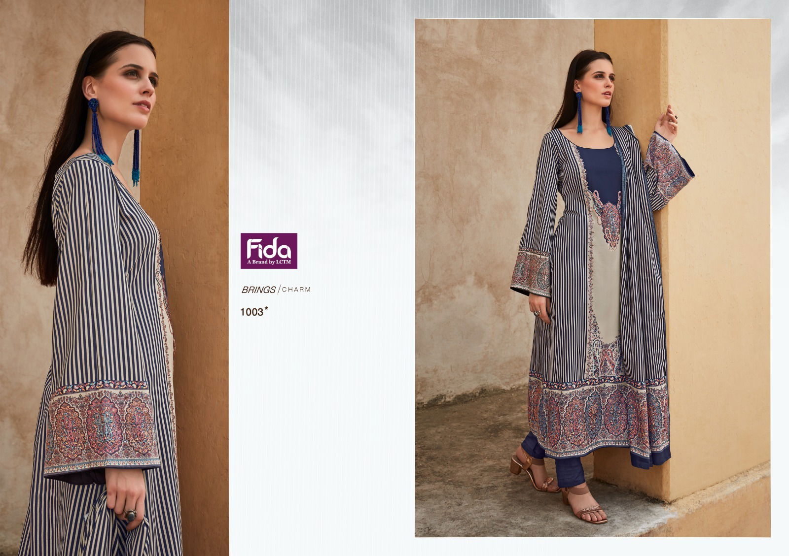 Nalani By Fida Printed Designer Salwar Suits Catalog
